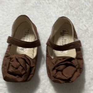 Brown Kids Shoes Slippers